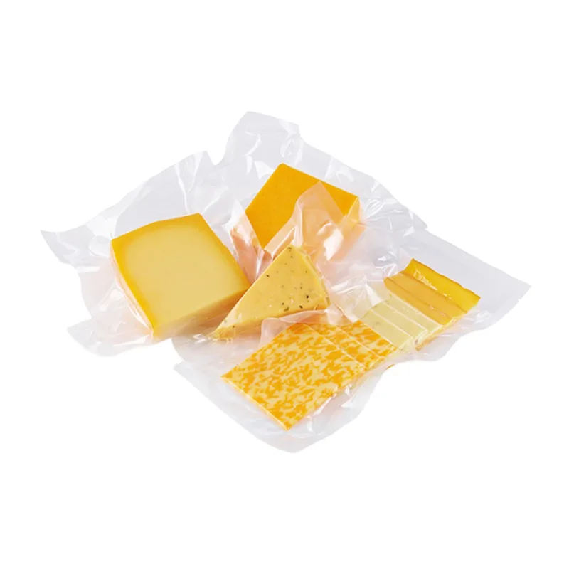 Saco retrátil a vácuo para embalagem de queijo